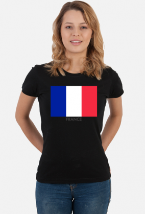 Koszulka z flagą Francji.