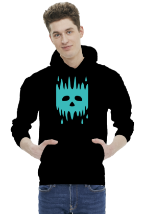 bluza czaszka turkusowa
