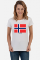 Koszulka z flagą Norwegii.