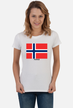 Koszulka z flagą Norwegii.