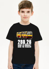 Koszulka dziecięca czarna 280.26