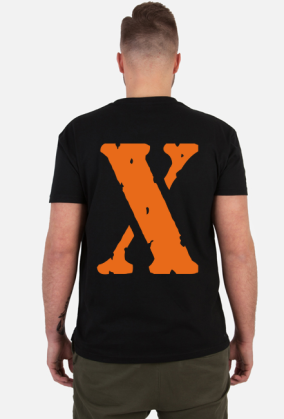 XXXTENTACION TEE BLACK ORANGE BACKPRINT