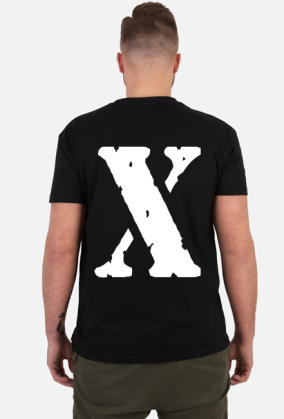 XXXTENTACION TEE BLACK WHITE BACKPRINT
