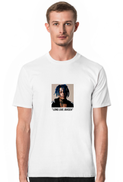 XXXTENTACION TEE WHITE BLACK BACKPRINT