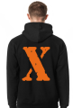 XXXTENTACION HOODIE BLACK ORANGE BACKPRINT