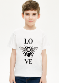 Koszulka Chłopięca Love Pszczołę
