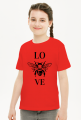 Koszulka Dziewczęca Love Pszczołę