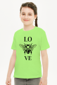Koszulka Dziewczęca Love Pszczołę