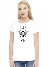 Koszulka Damska Love Pszczołę