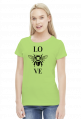 Koszulka Damska Love Pszczołę