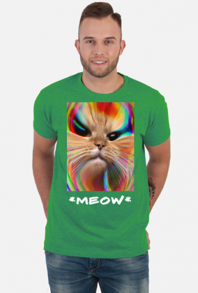 Koszulka Glitch Cat
