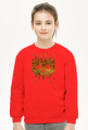 bluza dziecięca dziewczyna czaszka złoty pył