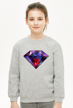 bluza dziewczęca diament kosmos