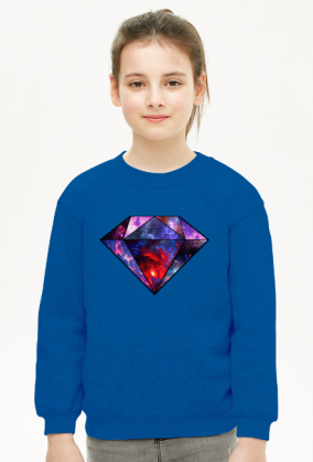 bluza dziewczęca diament kosmos