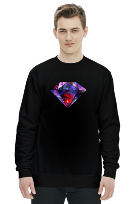 bluza dla mężczyzny diament kosmos