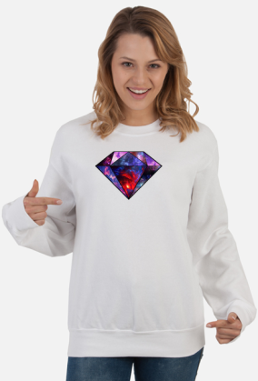 bluza dla kobiety diament kosmos