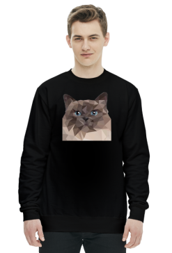 bluza męska kot