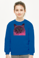 bluza dla dziewczynki kot różowa