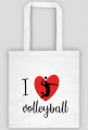 I love vollyball - eko torba siatkówka