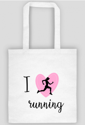 I love running - eko torba bieganie