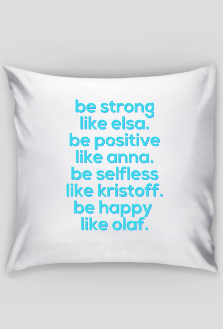 POSZEWKA NA PODUSZKĘ KRAINA LODU