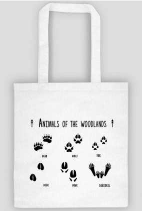Zwierzęta - eko torba animals of the woodlands
