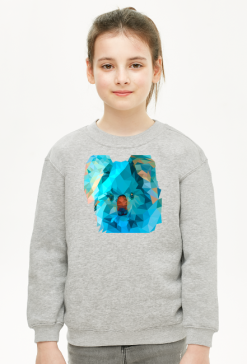 bluza dla dziewczynki koala niebieska