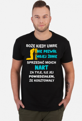 Narciarz. Prezent dla Narciarza. Narty. Stok Narciarski. Sporty Zimowe