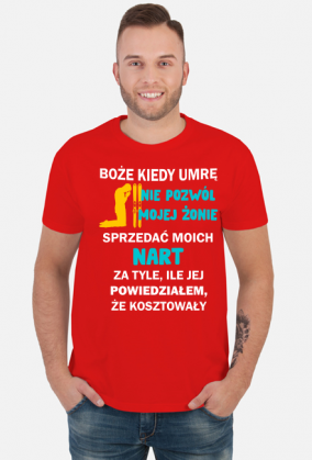 Narciarz. Prezent dla Narciarza. Narty. Stok Narciarski. Sporty Zimowe