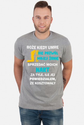 Narciarz. Prezent dla Narciarza. Narty. Stok Narciarski. Sporty Zimowe