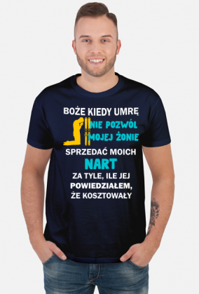 Narciarz. Prezent dla Narciarza. Narty. Stok Narciarski. Sporty Zimowe