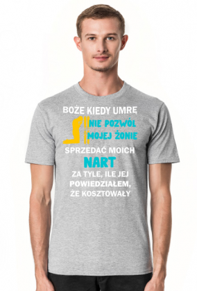 Narciarz. Prezent dla Narciarza. Narty. Stok Narciarski. Sporty Zimowe