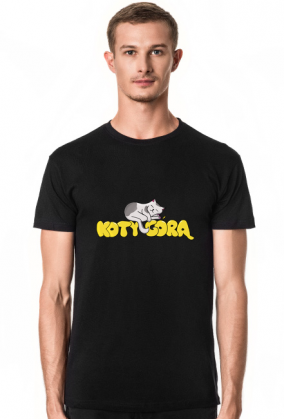 Koszulka Męska Koty Górą