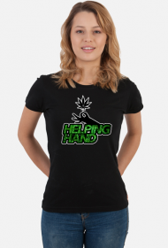 HELPING HAND - marihuana | koszulka damska