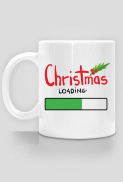 Kubek, Christmas loading, święta, zima, prezent