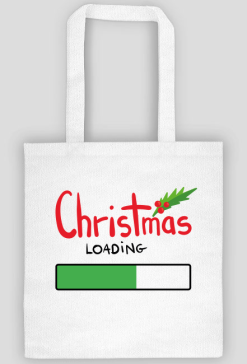 Christmas loading, zima, święta, torba, prezent
