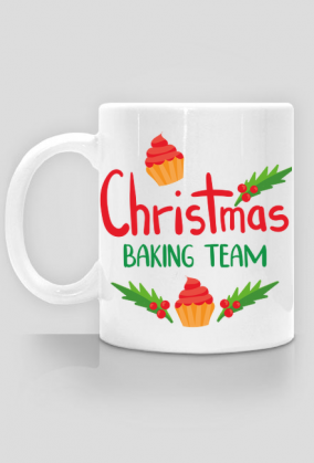 christmas baking, kubek, prezent, święta, zima