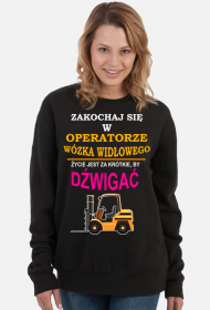 Wózek widłowy. Prezent dla operatora wózka widłowego. Ile zarabia. Kurs wózka widłowego.