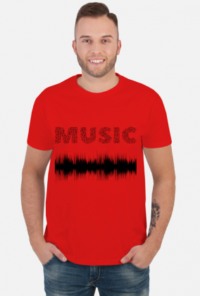 Koszulka męska Music