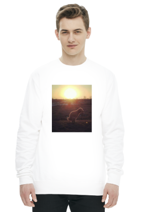bluza dziki pies white