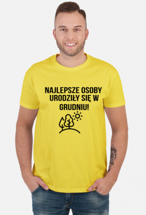 Koszulka Męska - Osoby urodzone w grudniu