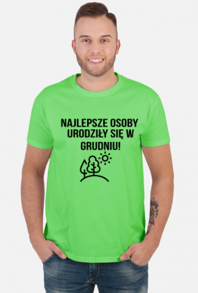 Koszulka Męska - Osoby urodzone w grudniu