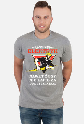 Elektryk. Prezent dla Elektryka. Koszulka dla Elektryka. Prąd