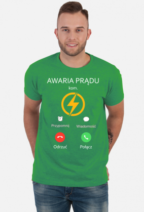 Elektryk. Prezent dla Elektryka. Koszulka dla Elektryka. Prąd