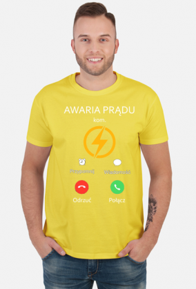 Elektryk. Prezent dla Elektryka. Koszulka dla Elektryka. Prąd