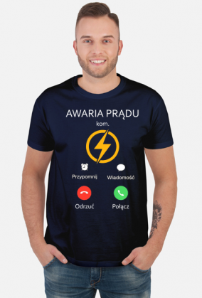Elektryk. Prezent dla Elektryka. Koszulka dla Elektryka. Prąd