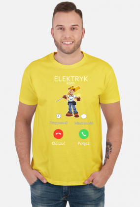 Elektryk. Prezent dla Elektryka. Koszulka dla Elektryka. Prąd