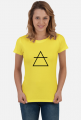 Żywioł powietrze - koszulka damska z symbolem powietrza
