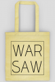 Warsaw - eko torba z napisem Warszawa