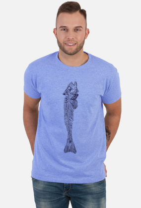 koszulka fishbone ości navy